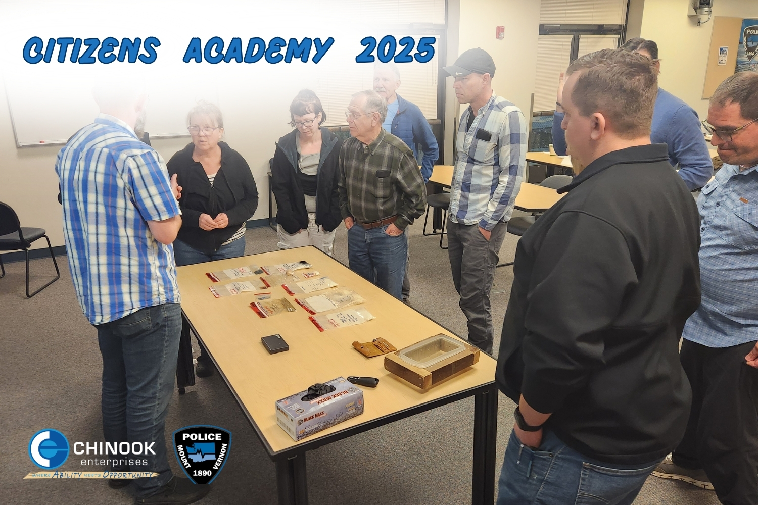 group of people in a classroom