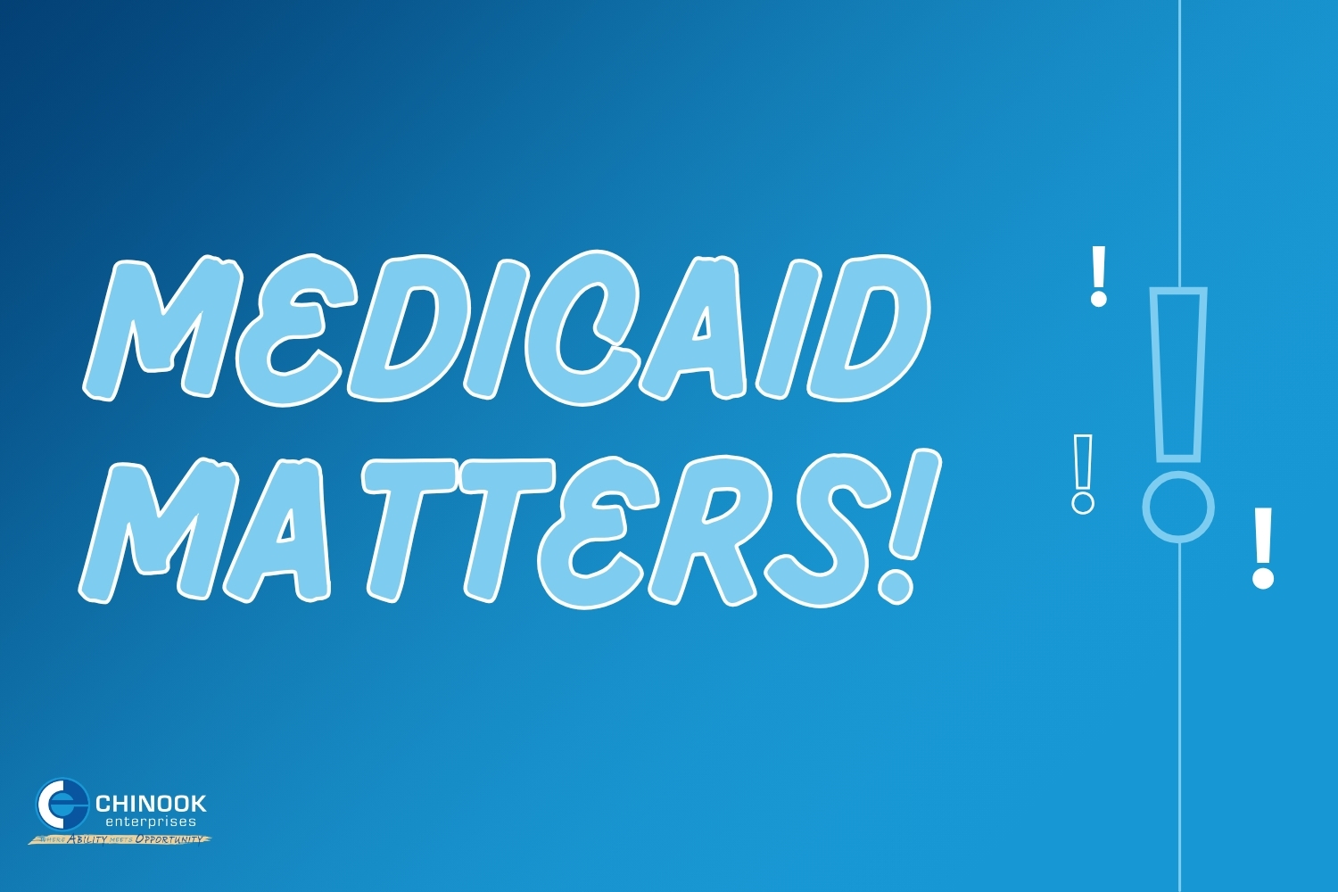 text with blue background