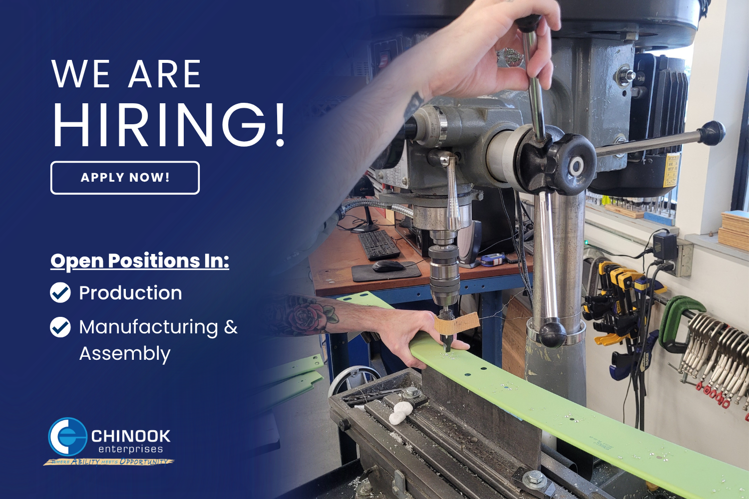man doing manufacturing